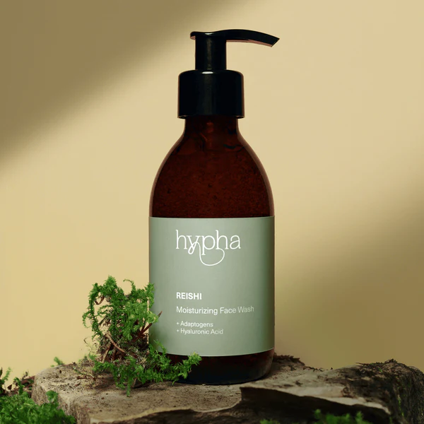 Drėkinantis Veido Prausiklis 200ml – Natūralus, su Reishi Grybų Ekstraktu