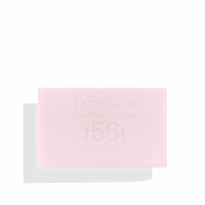 Rožių muilas Farmacia Annunziata - švelnus valymas ir romantiškas kvapas, 150g
