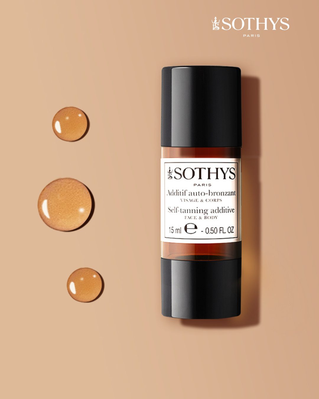 Sothys Savaiminio Įdegio Lašai – Natūraliam Įdegiui, Veidui, Kūnui, 15ml