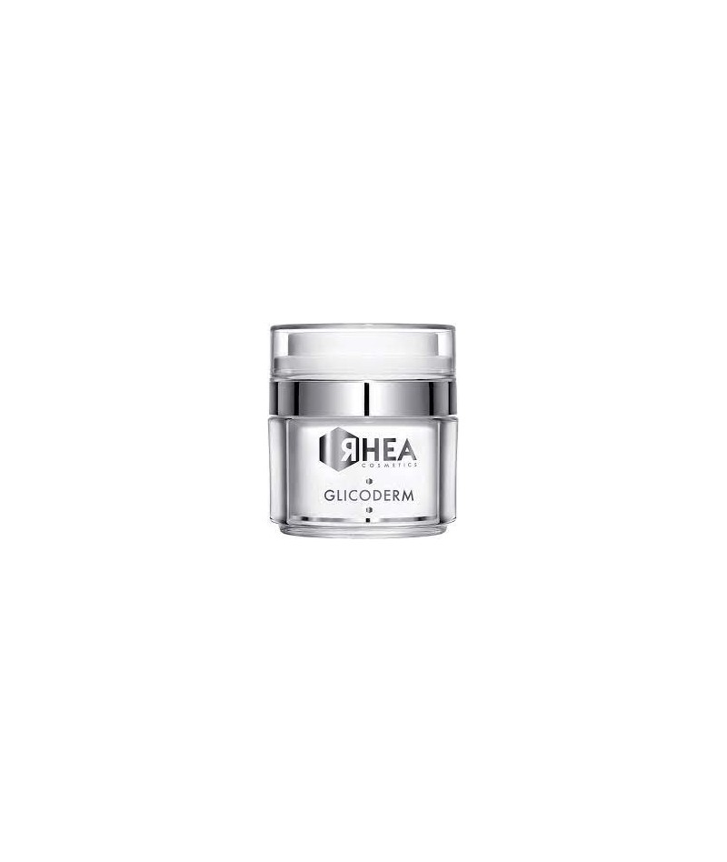 Rhea Glicoderm rūgštinis veido kremas, 2in1 kremas+serumas - atnaujina, lygina, skaistina, 50ml