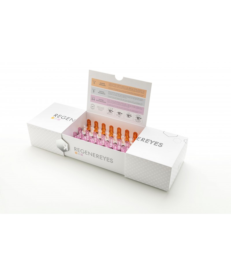 Rhea EyeGenesis Intensyviai regeneruojanti akių kontūro procedūra - Nuo raukšlių, atkuria, stangrina, šviesina, 28x2ml
