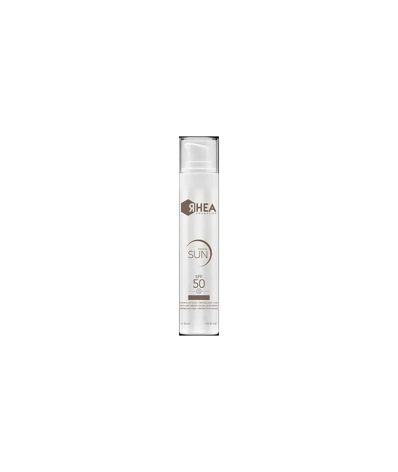 Rhea AgeDefy Anti-age veido kremas SPF50+ - Nuo raukšlių, stangrina, šviesina, aukšta apsauga nuo saulės, 50ml
