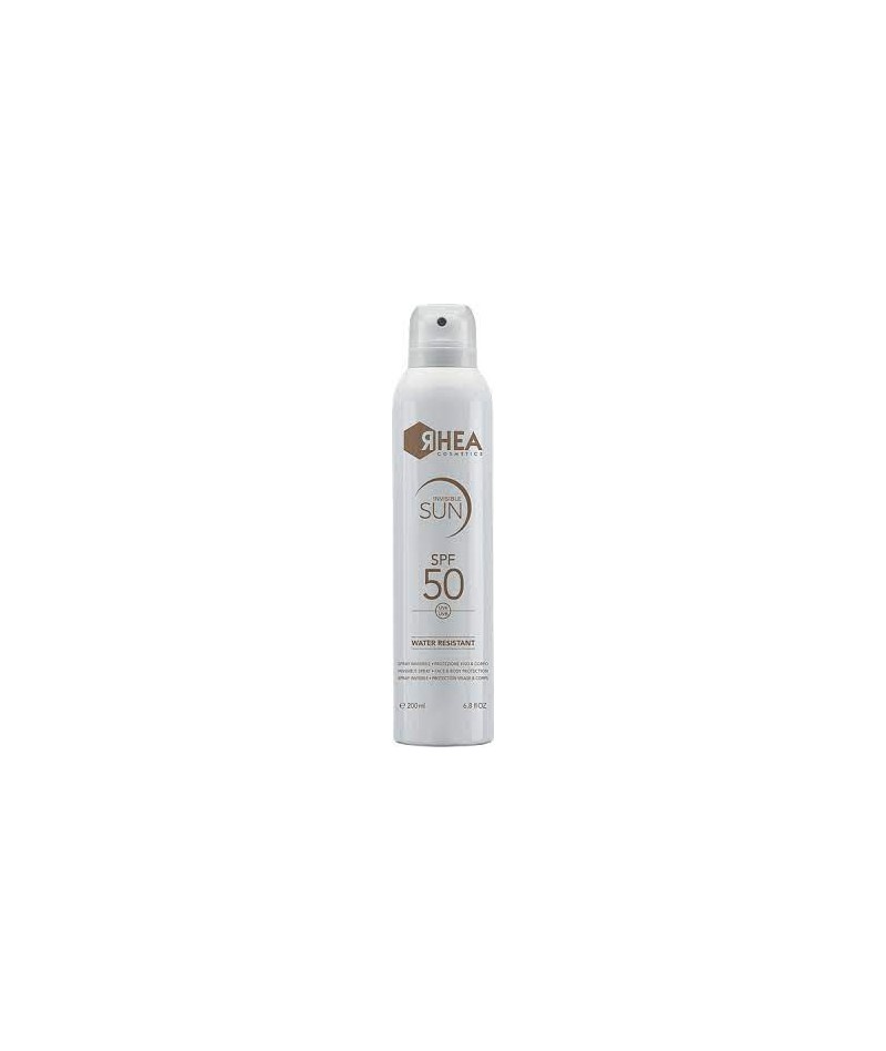 Rhea Invisible apsauga nuo saulės SPF50 - Veidui ir kūnui, nematoma, atspari vandeniui, 200ml