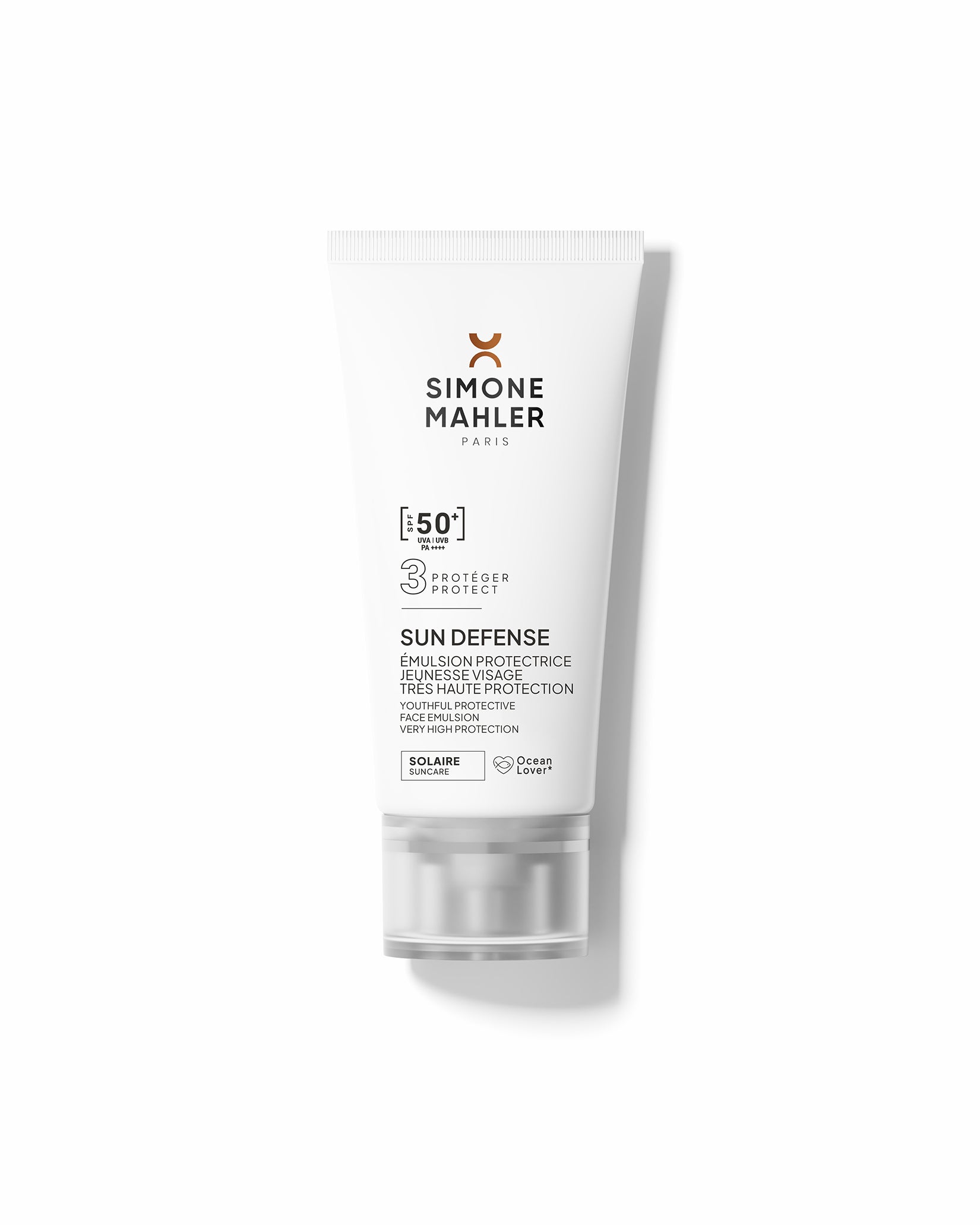 Jauninanti Veido Emulsija SPF 50 – Labai Aukšta Saulės Apsauga - Simone Mahler 50ml