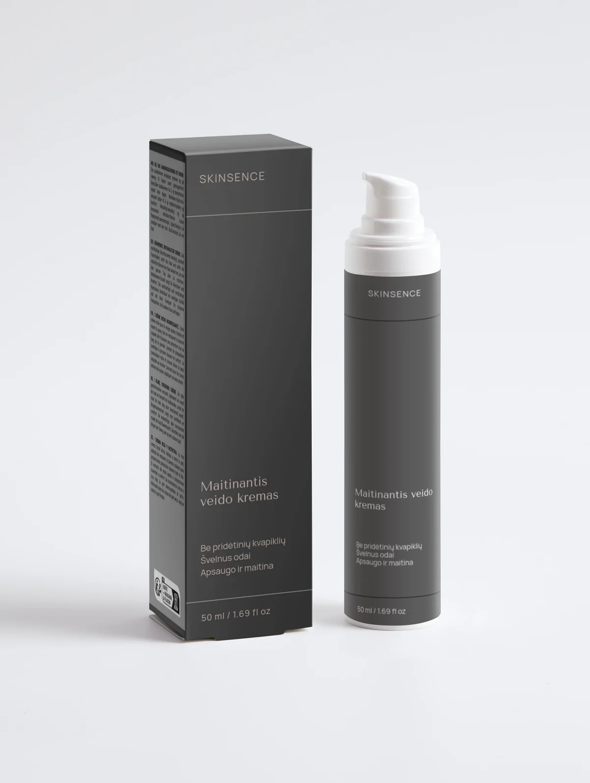 Maitinamasis Bekvapis Veido Kremas 50 ml – Intensyvus Drėkinimas ir Odos Atkūrimas