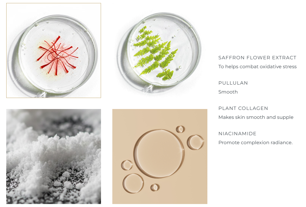 SOTHYS Glotninantis makiažo pagrindas Amande – su serumu, švytinti oda, 30 ml