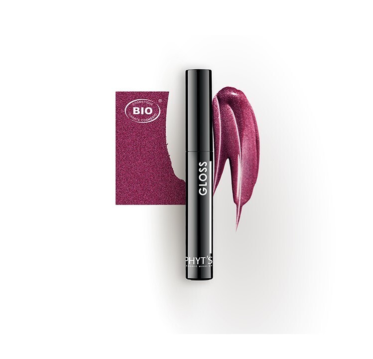 PHYT'S Lūpų Blizgis "Paprastoji vyšnia" / Gloss Cerise Griotte – Žvilgantys Perlamutro Atspalviai. Nelipnus Komfortas.