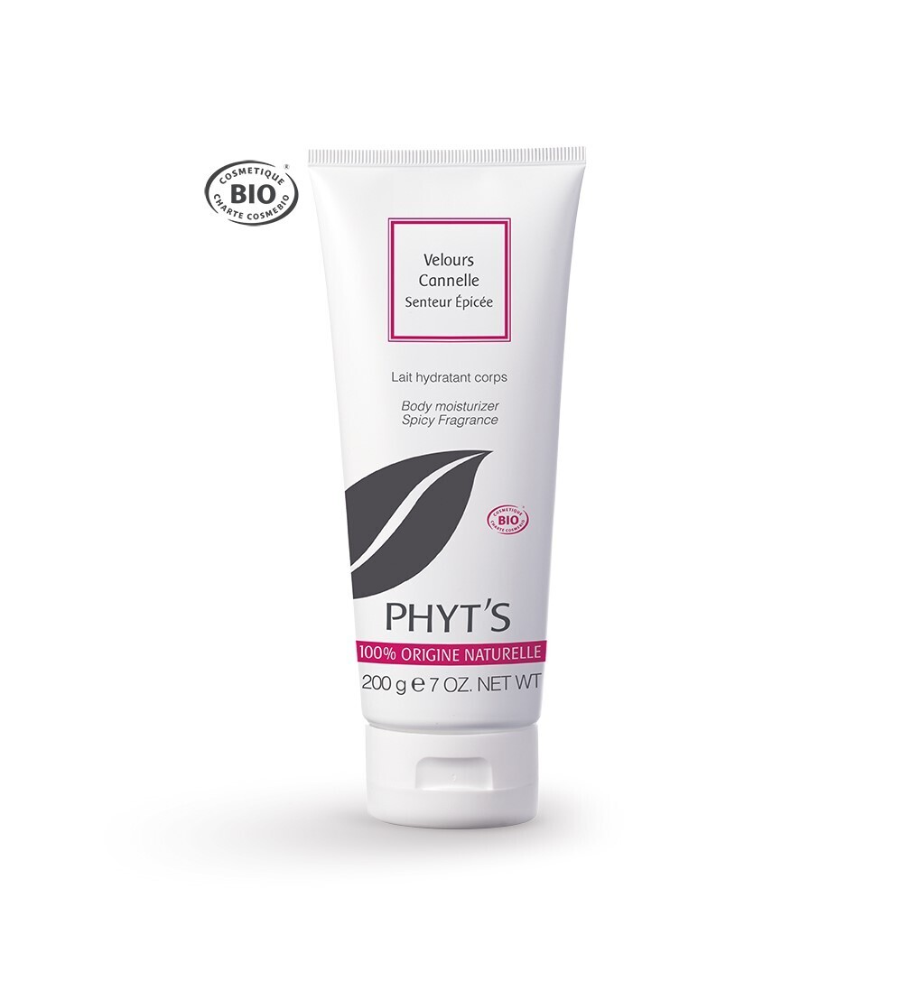 Phyt’s Lait Hydratant Velours Cannelle – drėkinamasis kūno pienelis Velvetinis cinamonas (200 g)