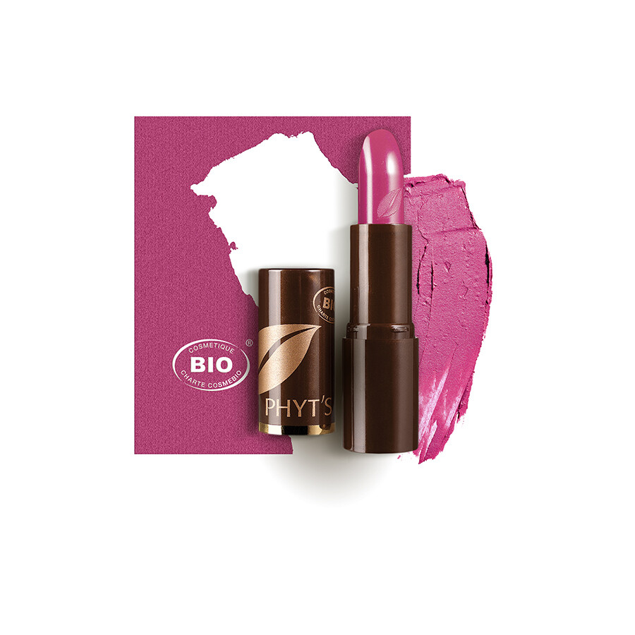 PHYT'S Lūpų Dažai "Entuziazmo rausva" / Rouge à Lèvres Rose Ivresse – Kreminė Tekstūra. Natūralus Komfortas.