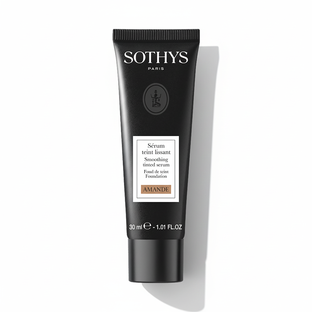 SOTHYS Glotninantis makiažo pagrindas Amande – su serumu, švytinti oda, 30 ml