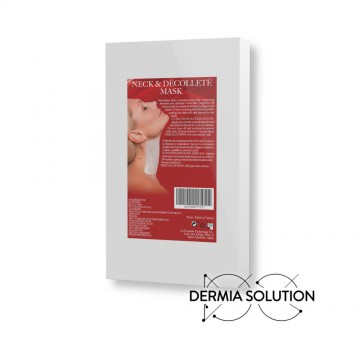 Dermia Solution Neck & Decollete Mask – kaklo ir dekoltė srities kaukė drėkinimui ir stangrinimui (1 vnt.)
