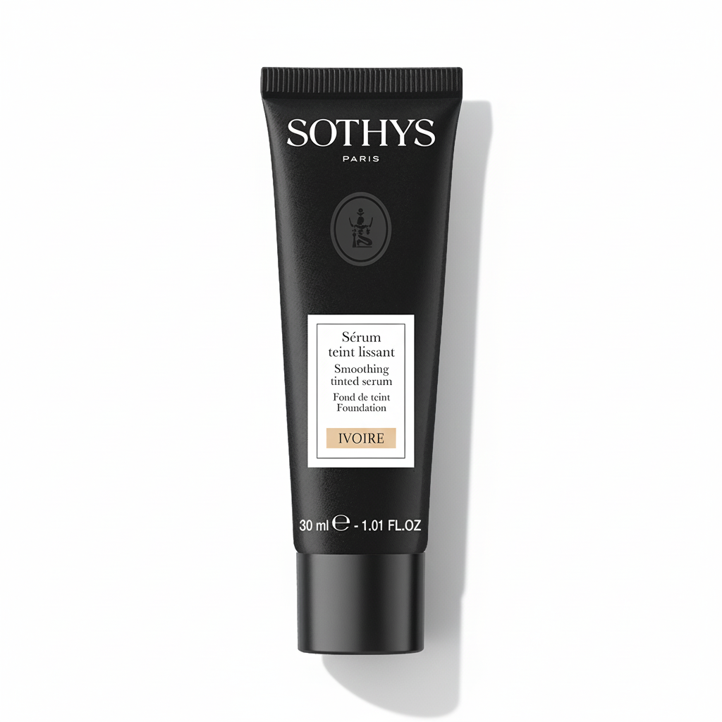 SOTHYS Glotninantis makiažo pagrindas Ivoire – su serumu, švytinti oda, 30 ml