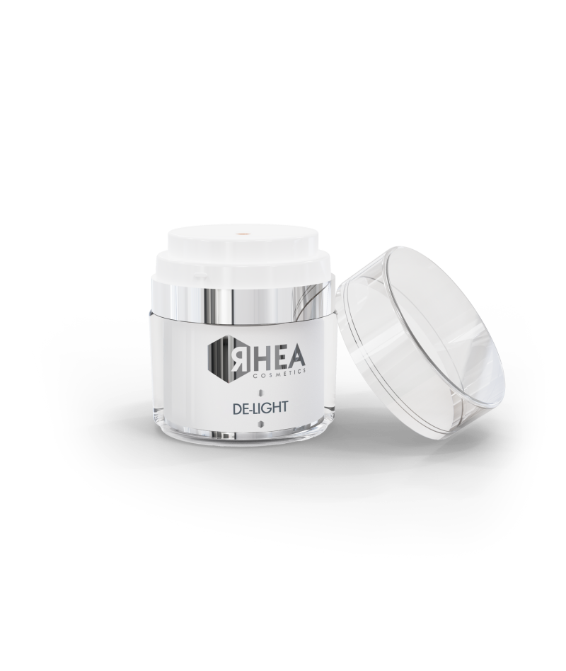 RHEA De-Light Detoksikuojantis ir Švytėjimo Suteikiantis Veido Kremas – Gaivinantis. Spindesio Suteikiantis.