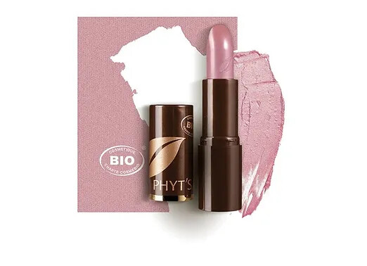 PHYT'S Lūpų Dažai "Rausvas įtarimas" / Rouge à Lèvres Soupçon de Rose – Kreminė Tekstūra. Natūralus Komfortas.