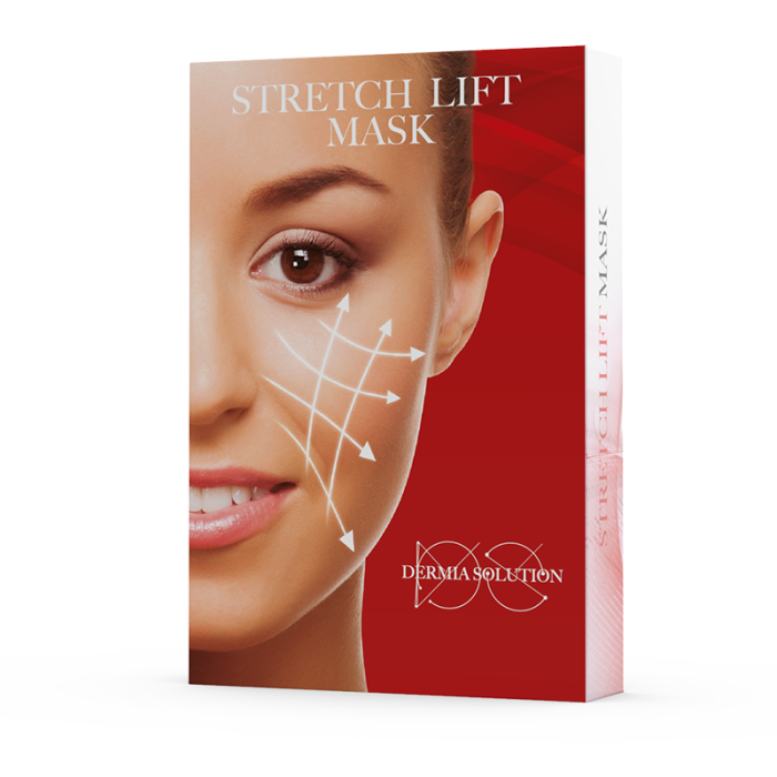 Dermia Solution Stretch Lift Mask – veido kaukė brandžiai odai, stangrinimui ir regeneracijai (3 vnt.)