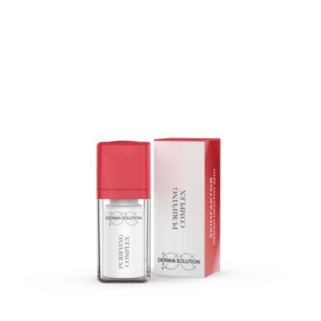 Dermia Solution Purifying Complex kelioninis – mini veido serumas probleminei odai ir spuogelių prevencijai (15 ml)