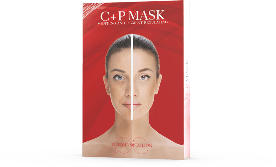 Dermia Solution C+P Mask – veido kaukė drėkinimui, raminimui ir pigmento korekcijai (3 vnt.)