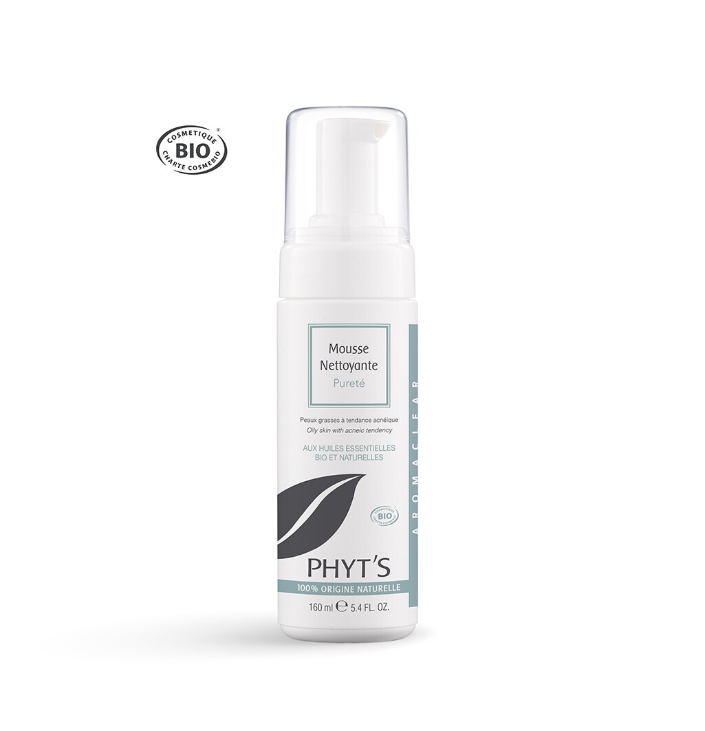Phyt’s Mousse Nettoyante Pureté – valomosios putos (160 ml)
