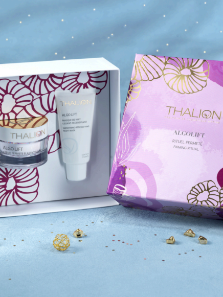 Thalion Dovanų Rinkinys Odos Stangrinimui – Stangrinantis Kremas ir Skaistinanti Naktinė Kaukė 50ml