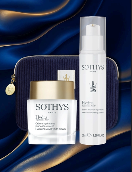 SOTHYS KALĖDINIS RINKINYS: INTENSYVUS DRĖKINIMAS IR AKSOMINIS KOMFORTAS