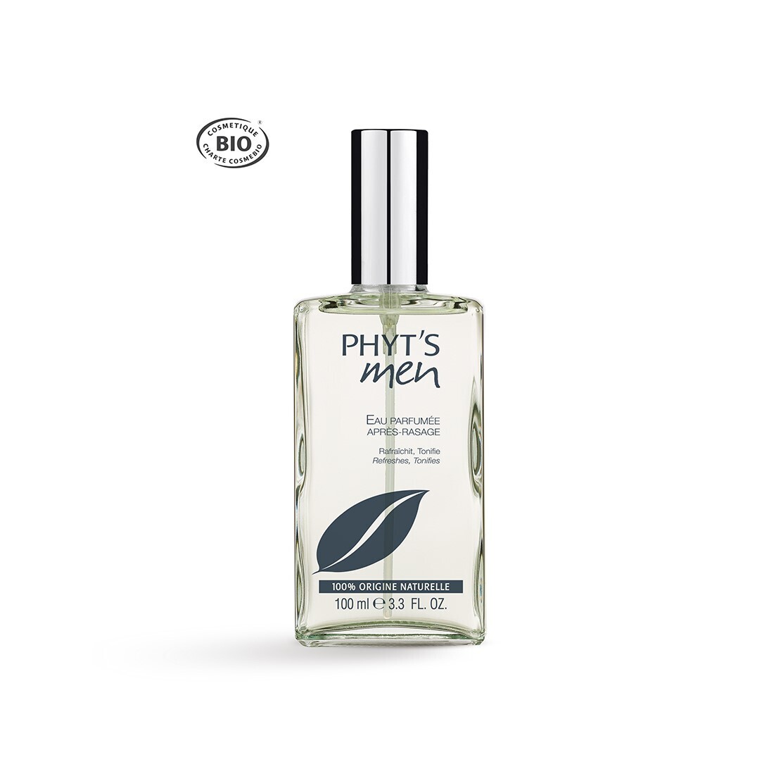 PHYT'S Kvapusis Vanduo po Skutimosi / Eau parfumée après rasage – Gaivus. Tonizuojantis. Sertifikuotas Ekologiškas.