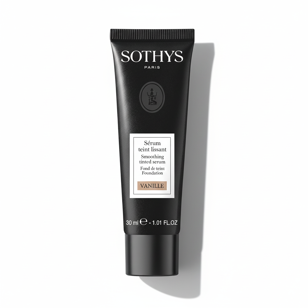 SOTHYS Glotninantis makiažo pagrindas Vanille – su serumu, švytinti oda, 30 ml
