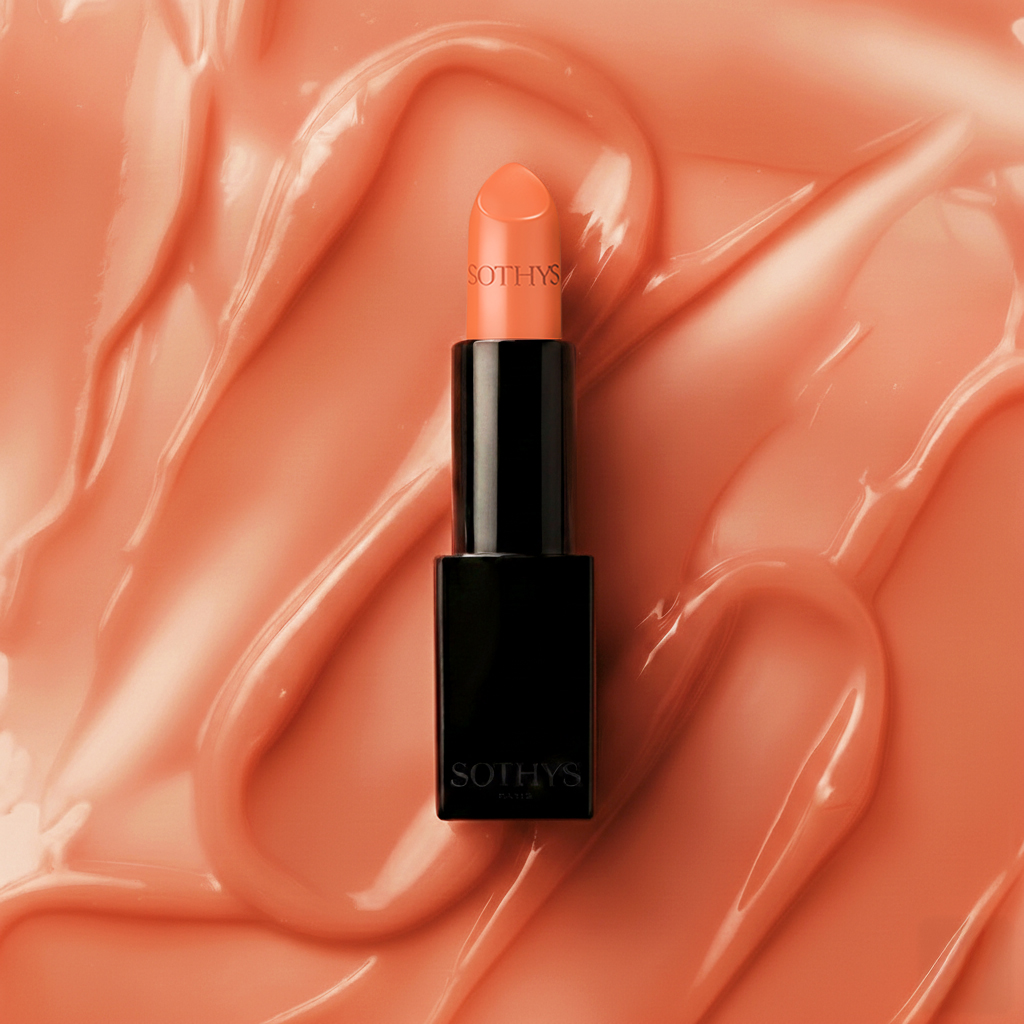 SOTHYS Rouge Doux Lūpų Dažai 137 Orange Daumesnil 3,5 g – Drėkinantis Sheer Efektas