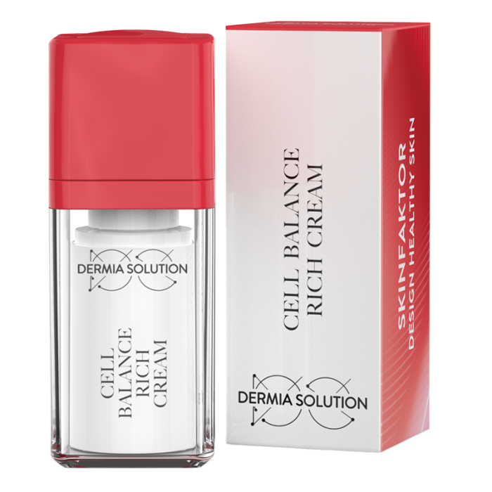 Dermia Solution Cell Balance Rich Cream kelioninis – mini veido kremas sausai ir brandžiai odai (15 ml)
