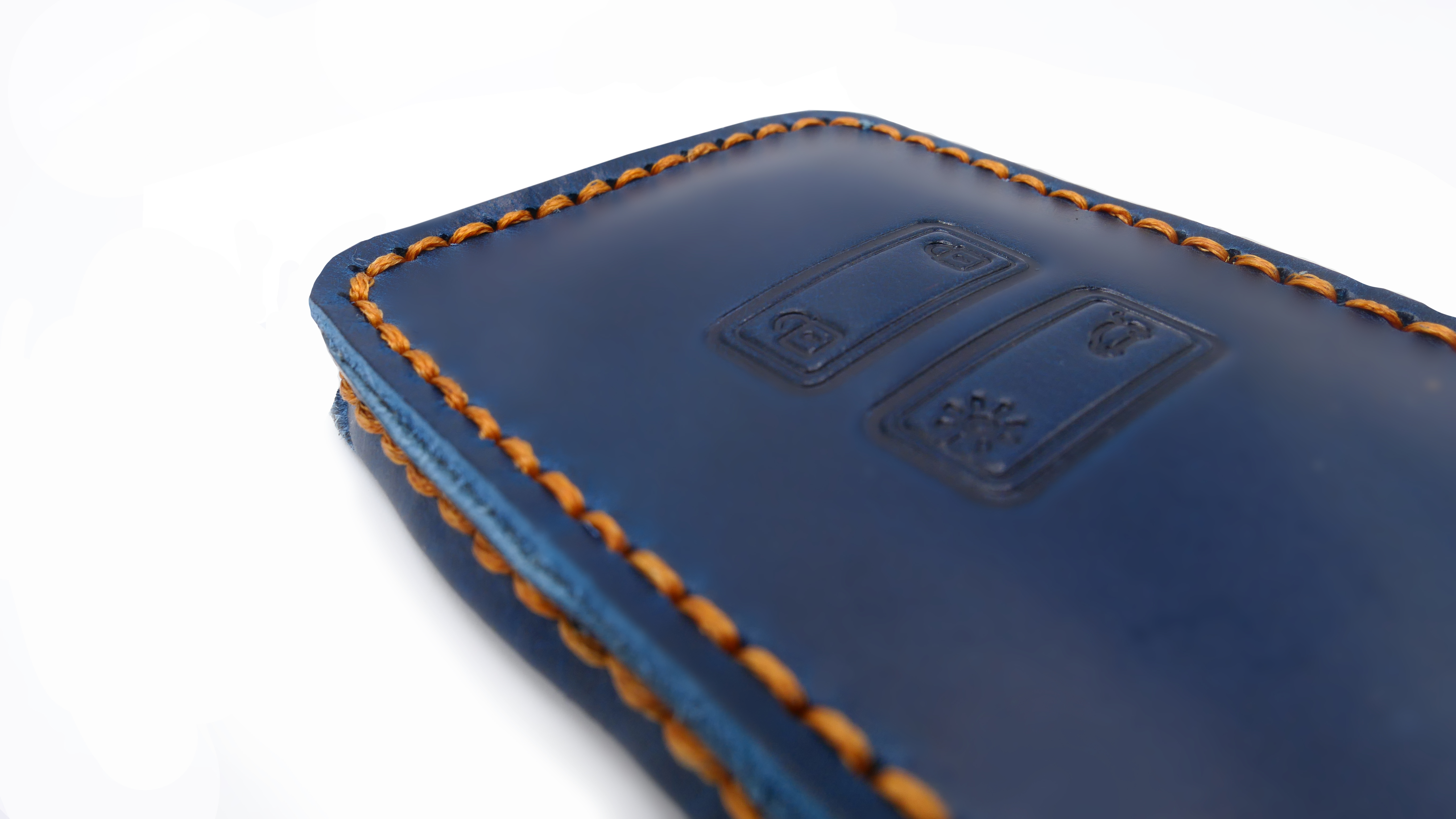 Lederen autosleutelhoes