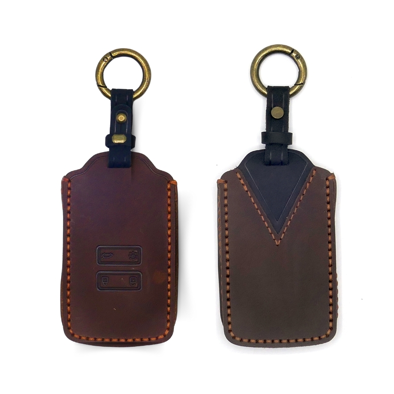 Lederen autosleutelhoes