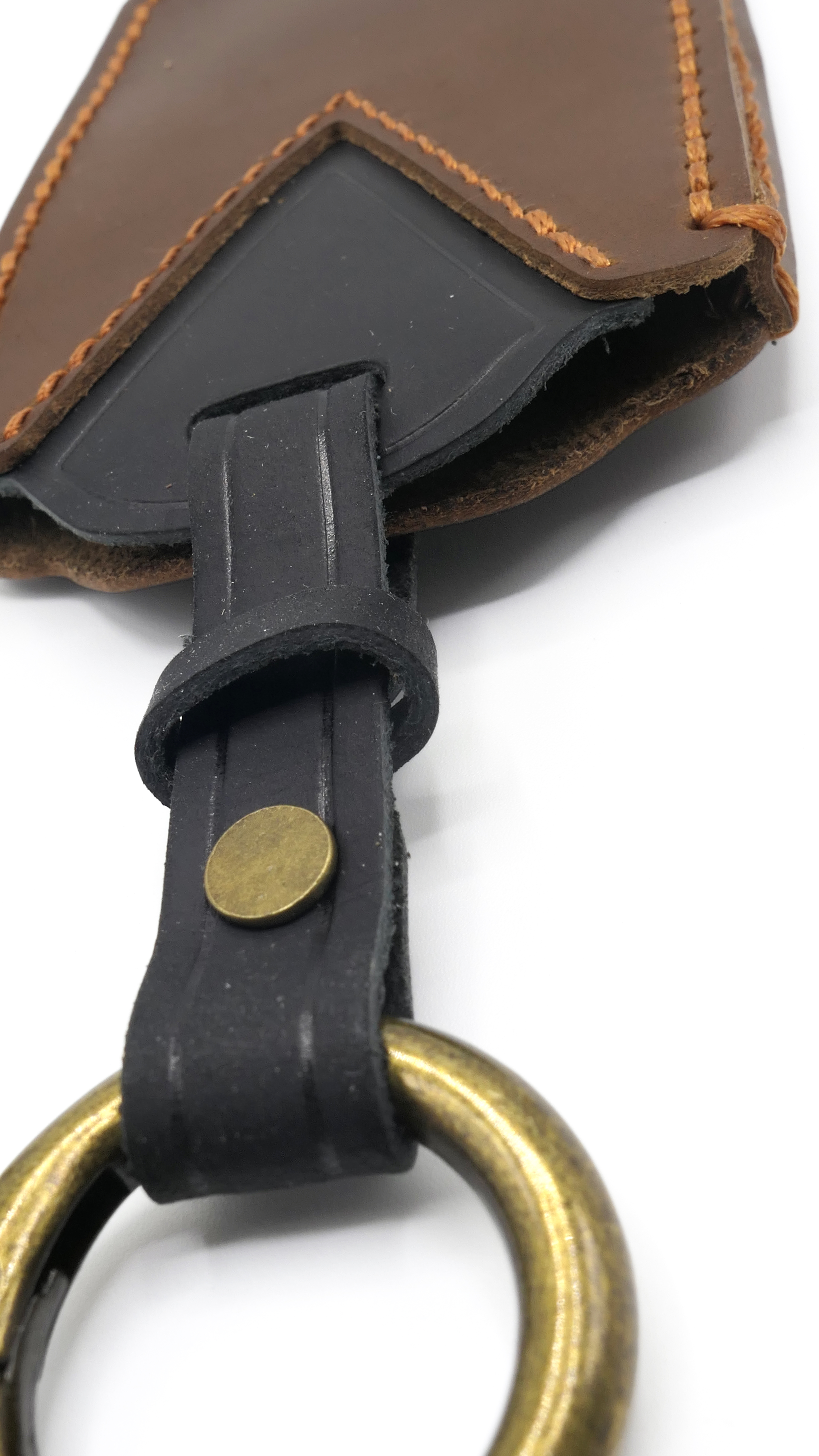 Lederen autosleutelhoes