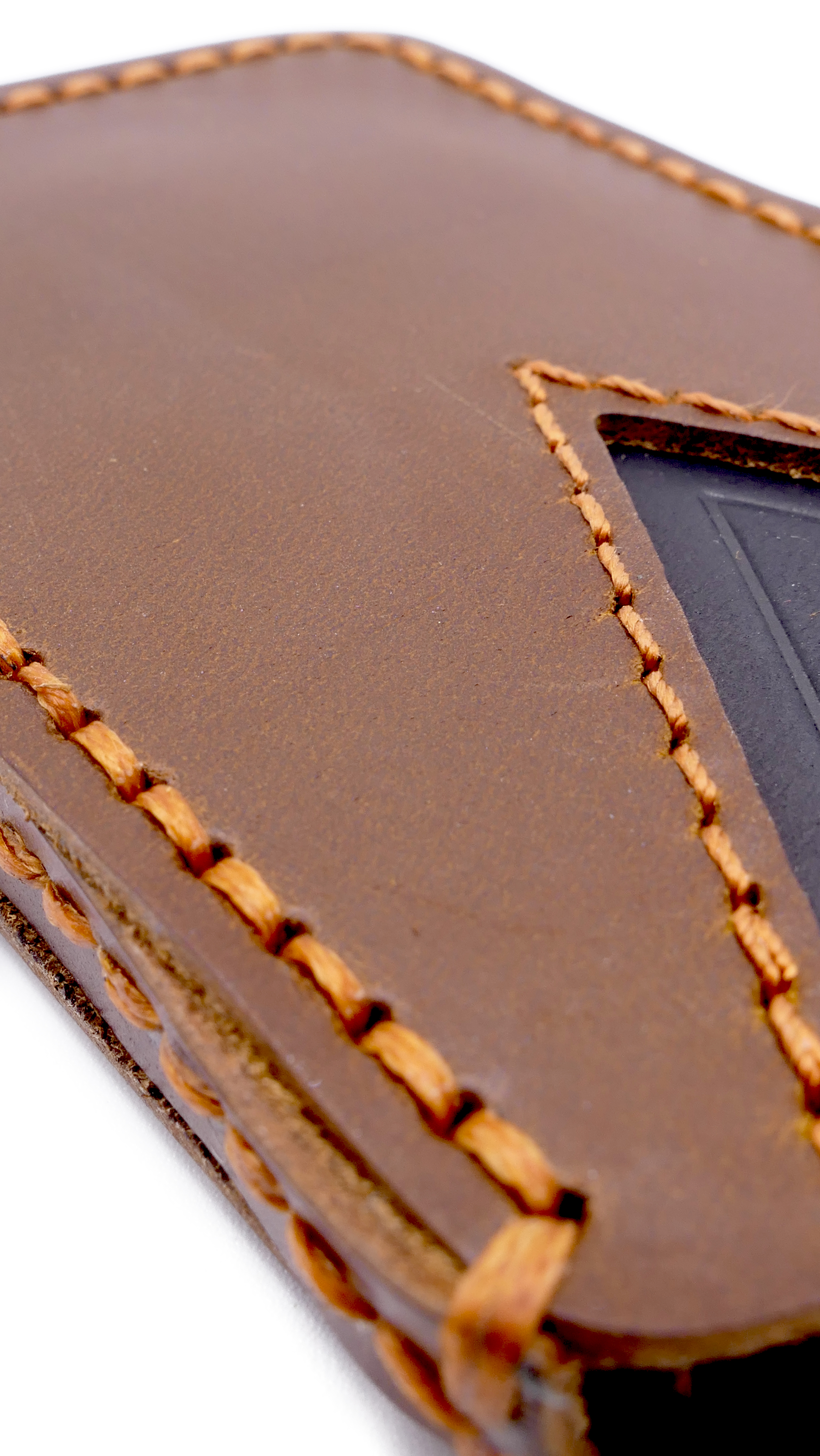 Lederen autosleutelhoes