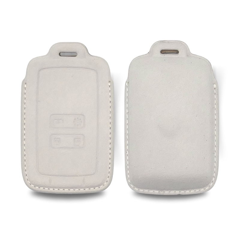 Suède autosleutelcover in kunstleder