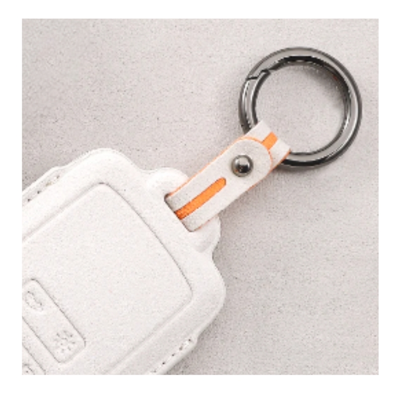 Suède autosleutelcover in kunstleder