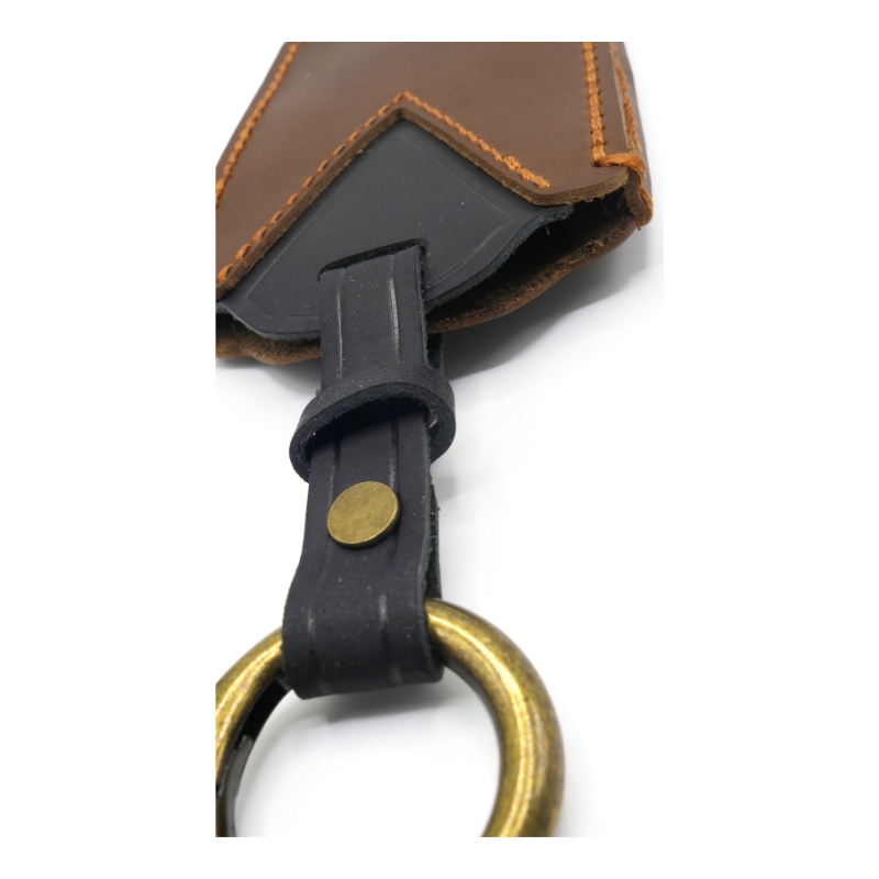 Lederen autosleutelhoes