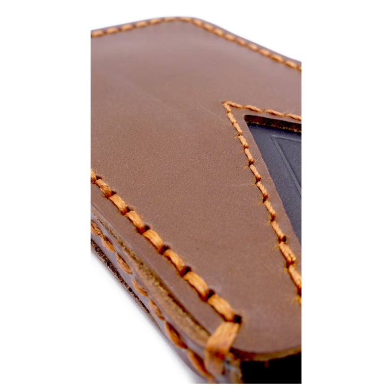 Lederen autosleutelhoes