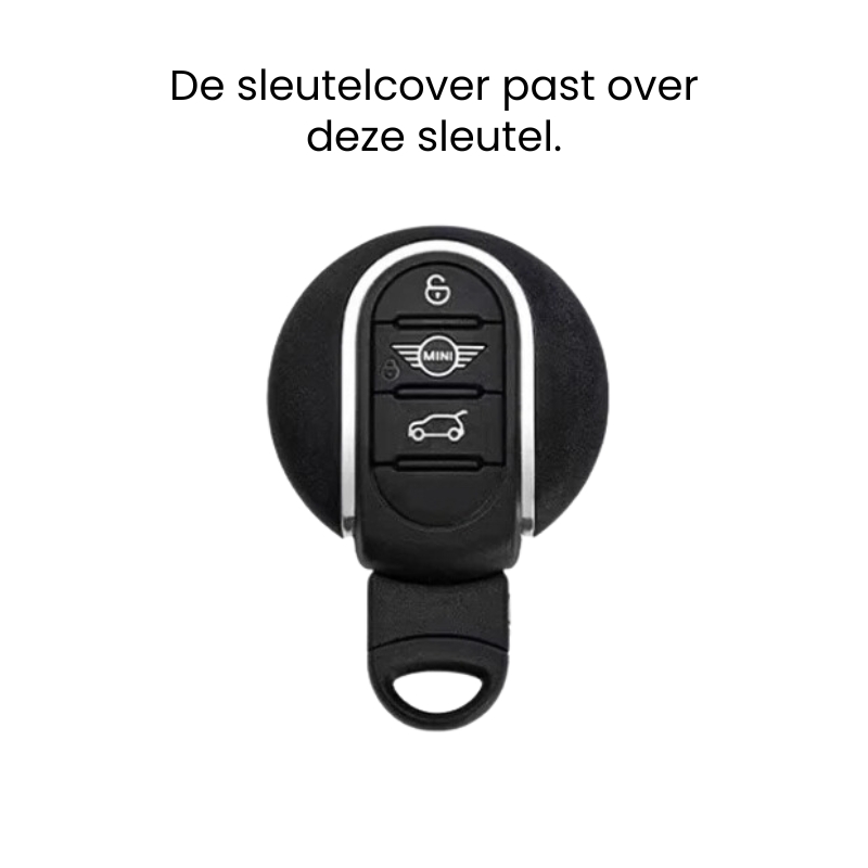 Grijze suède sleutelcover