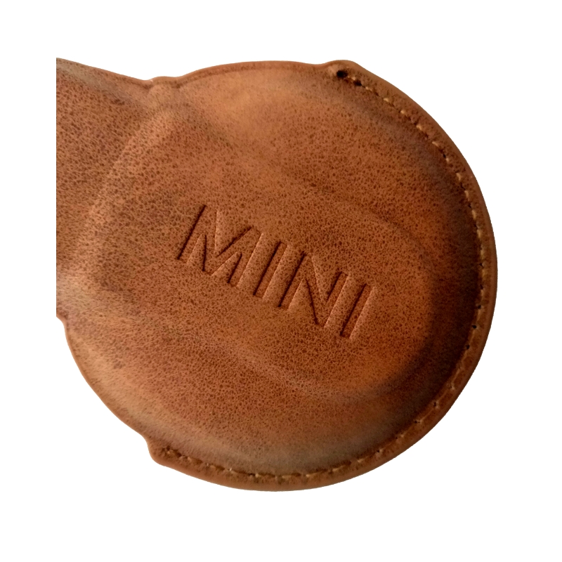 Bruine suède sleutelcover