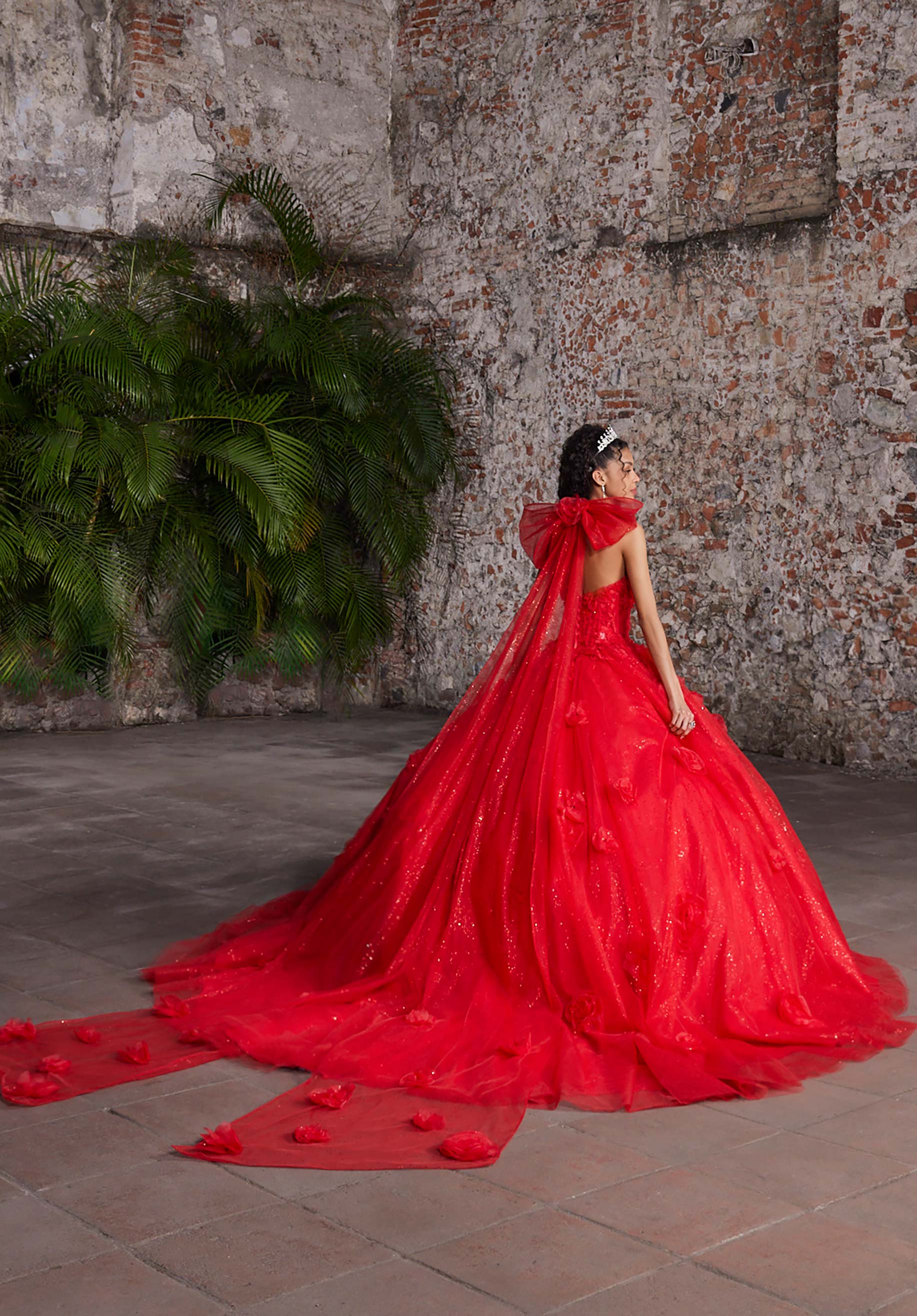 Anastasia Quinceañera Dress Vizcaya 89562 Scarlet size 6