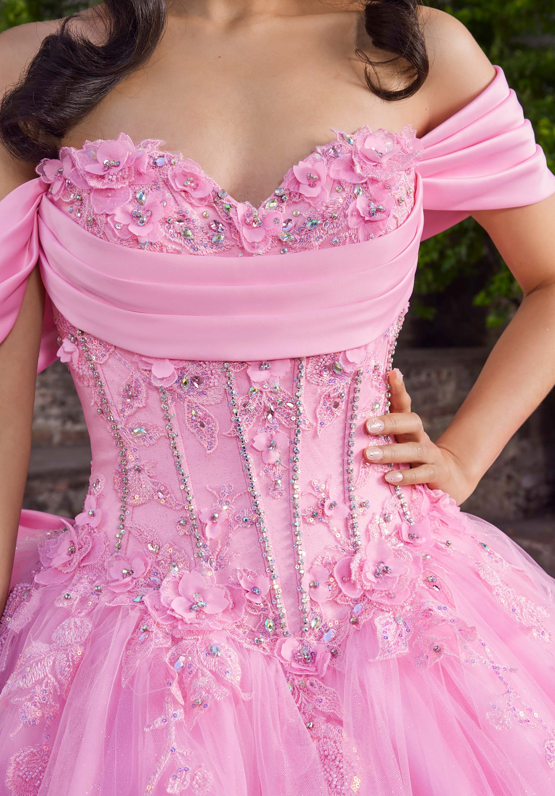 Alicia Quinceañera Dress Vizcaya 89551F French Blue size 4