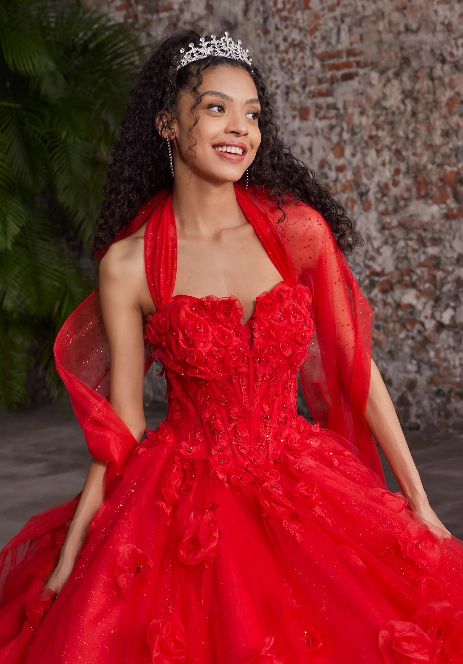 Anastasia Quinceañera Dress Vizcaya 89562 Scarlet size 6