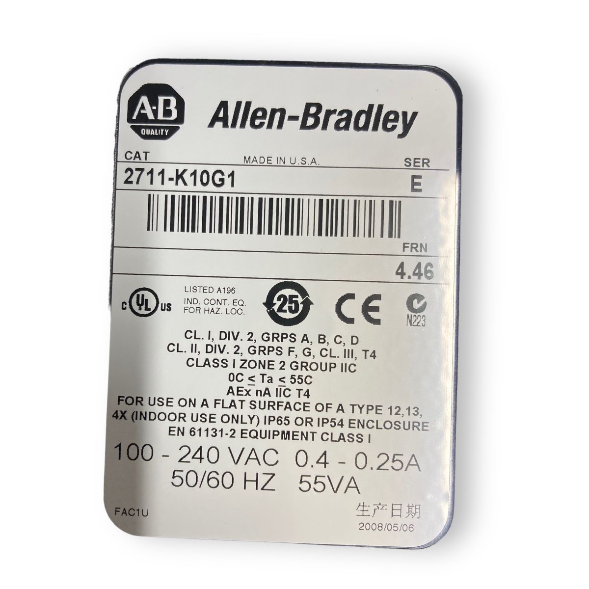IHM Allen-Bradley PanelView 1000