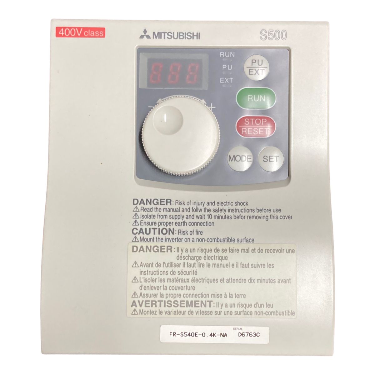 Inversor de Frequência Mitsubishi S500