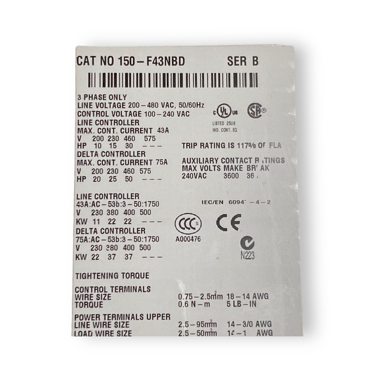 SoftStarter Allen-Bradley 