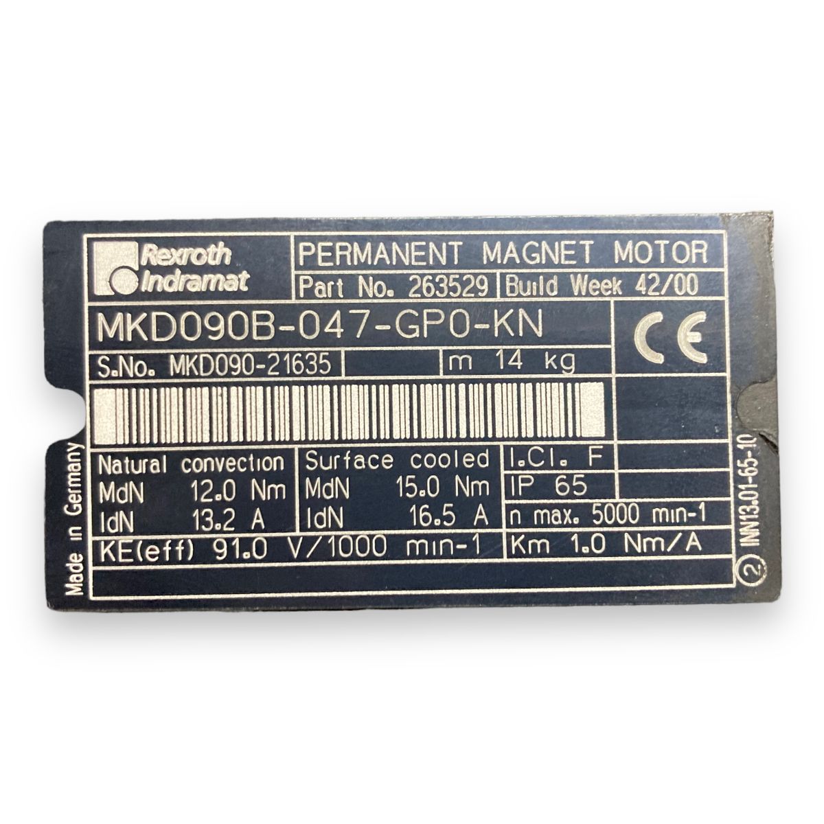 Servo Motor Rexroth Idramat