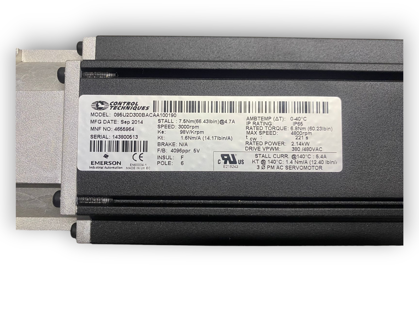 Servo Motor Control Techniques Emerson 