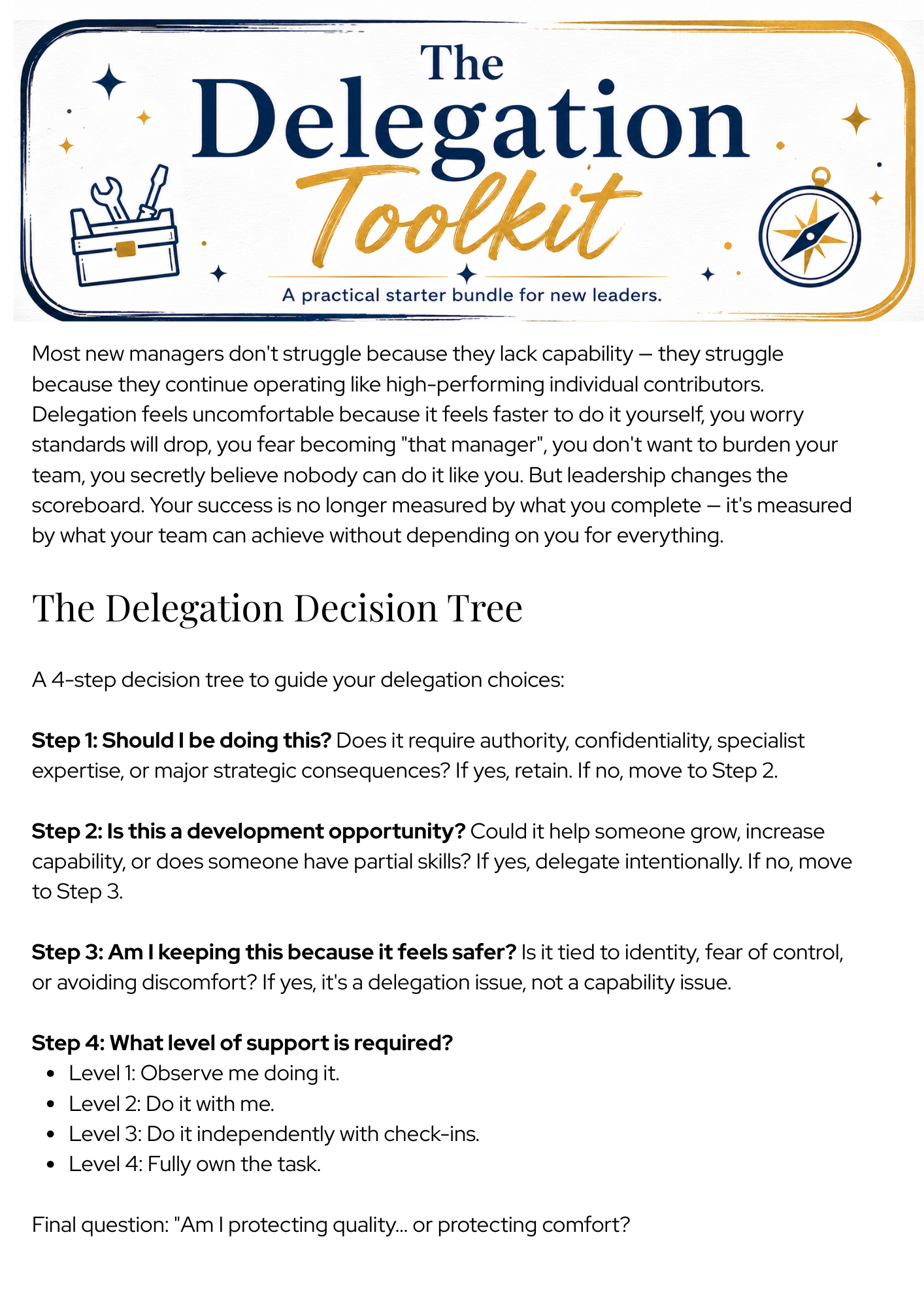 Delegation Toolkit