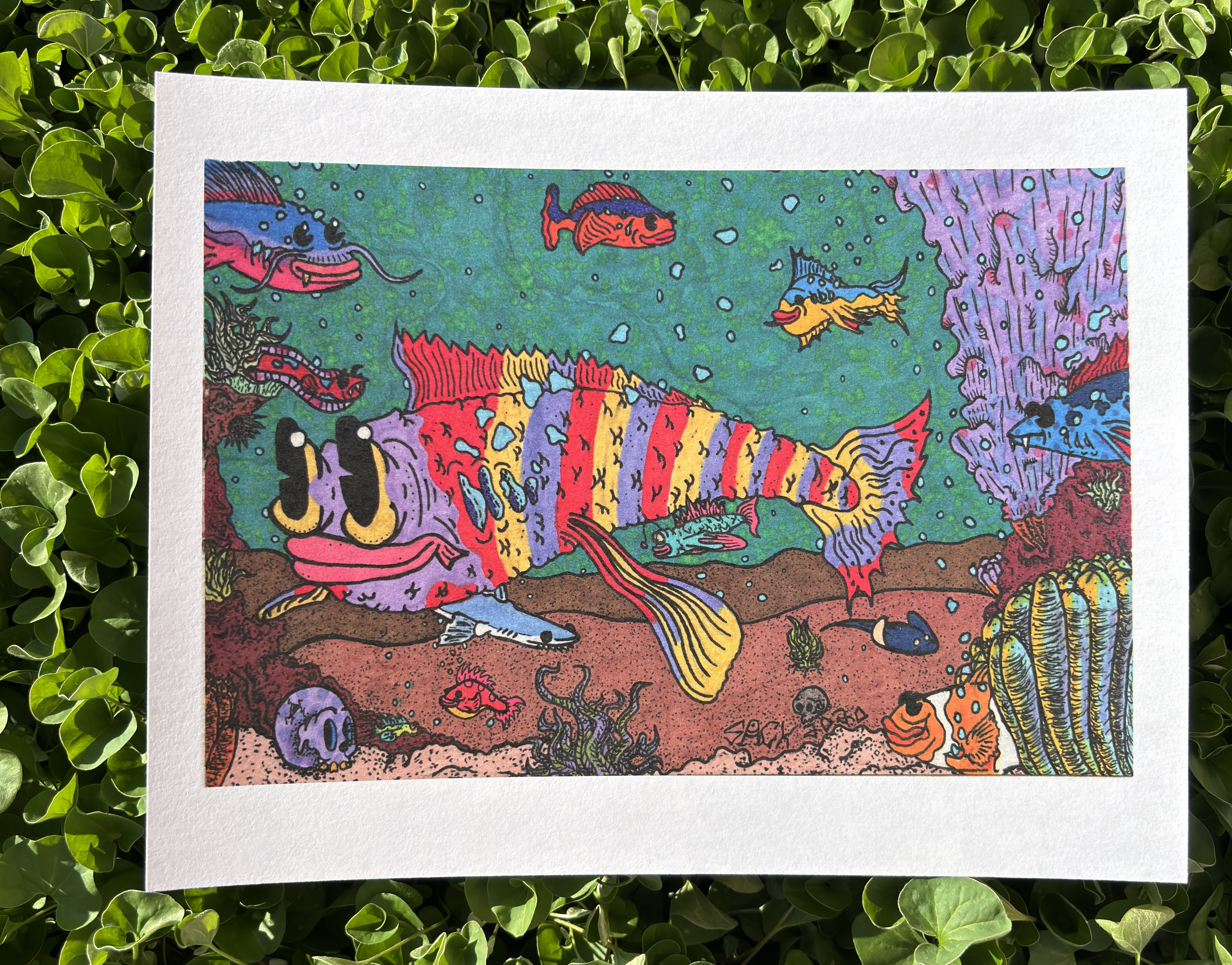 Underwater Scene Print 