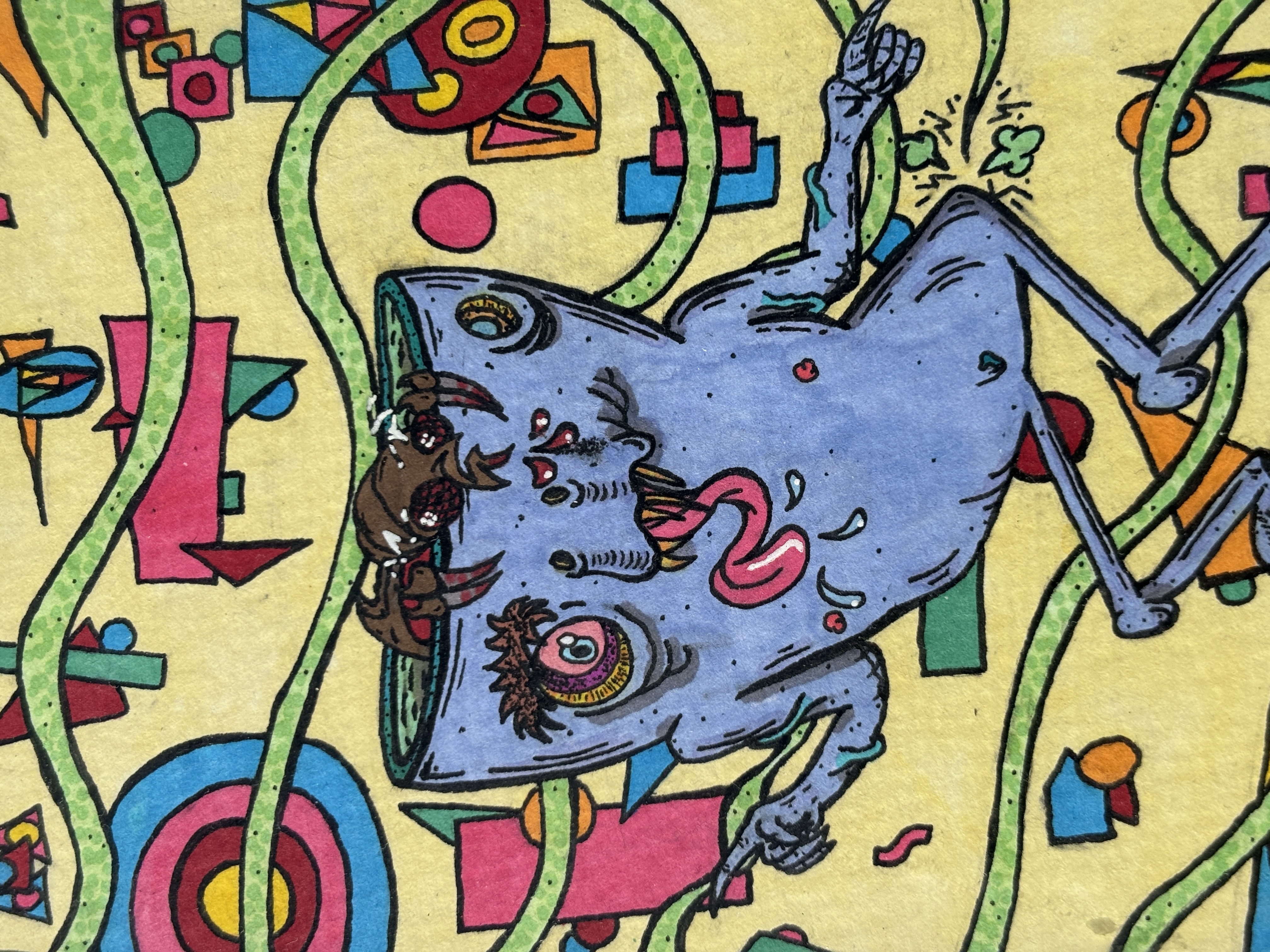 Dance & Rip Ass(Fart & Groove) Original illustration