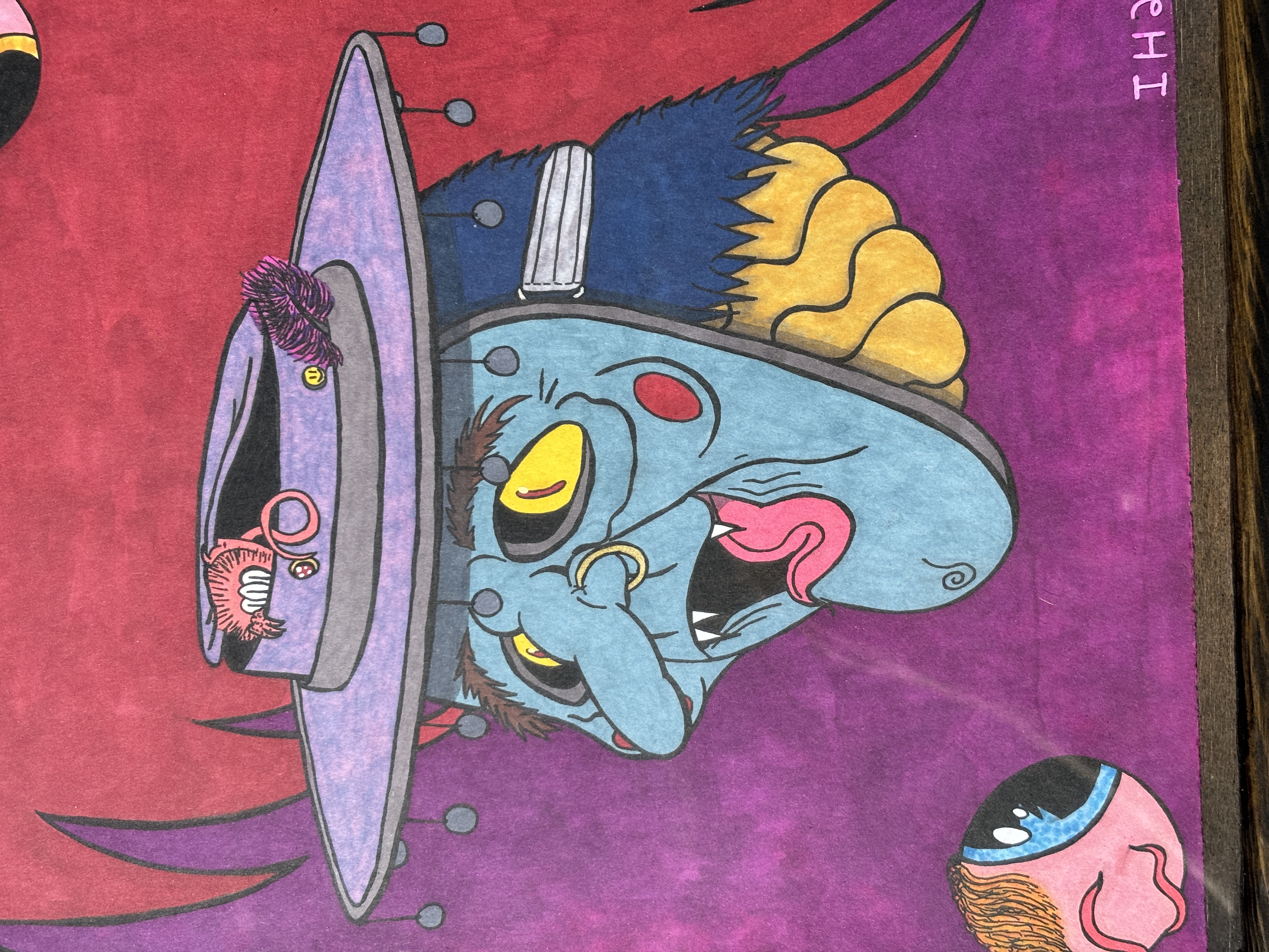 The Masked Maggot Original Illustration